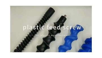 Food grade material plastic food screw honyplastic