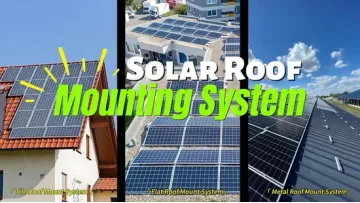 Solar Panel Flat Roof Mounting Solar Flat Roof Rack Mounting System1