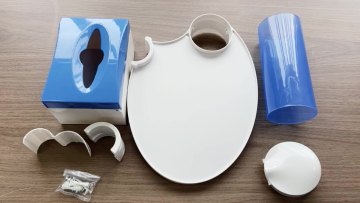 Wholesale 3 in 1 Spare Parts Cup Holder Tissue Box Equipment Dental Chair Tool Tray1