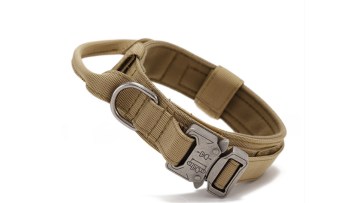 heavy duty tactical dog collar
