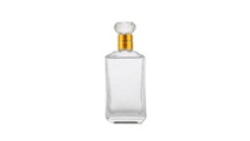 Luxury 500ml 750ml Square Whiskey Distillery Bottle Wine Vodka Glass Spirit Liquor Bottle With Glass Cork1