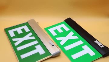 Custom exit sign