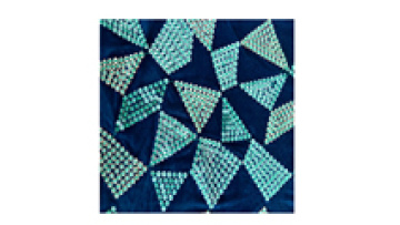 2024new two-tone velvet glitter green sequined of women's dress fabric1