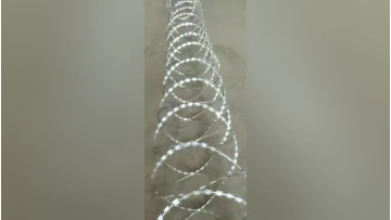 High Security Double Loop Galvanized Concertina Razor Blade Barbed Wire1