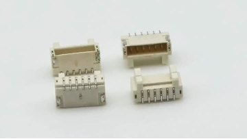 1.0mm Ultra-thin With Hook Wafer Horizontal SMT Elevated Pin header Connector 6P