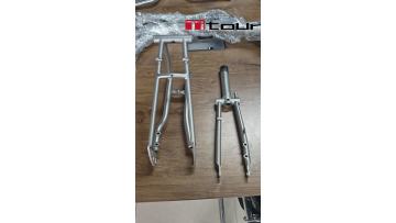 Titanium Front Rear Triangle Fork 16” Brompton
