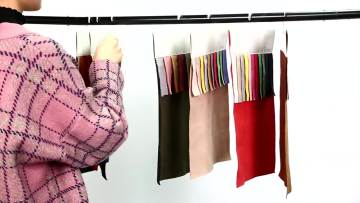 2021 new design double jersey air layer scuba polyester faux suede fabric for winter jacket1