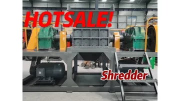 Scrap Metal Single Shaft Shredder Machine Heavy Duty Solid Waste Shredding Equipment1