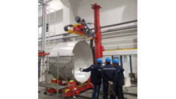 Double-Barrel Beam-Type Longitudinal Ring Seam Automatic Inverter Welding Equipment Used MIG Welding High Strength Steel Pipes1