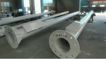 Outdoor high mast light pole