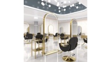 Barber shop high definition Single double-sided Explosion proof lenses floor hairdressing led makeup beauty salon mirror1