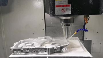 vehicle motor cover machining