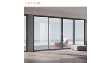 Aluminum double glass sliding doors Front entrance exterior doors designs frame slide glass door1