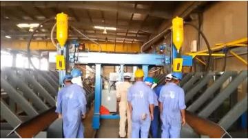 Automatic H beam welding machine