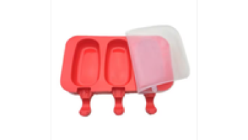 DIY Homemade Reusable new cute shaped fruit chocolate ice cream tray silicone popsicle mold with lid and stick1