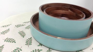 Wholesale Acacia Wood Salad Big Bowl Natural Bowl for Fruit Noodle1