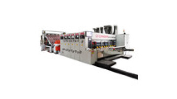 Mid-speed ZYKM-1428 auto water ink printing slotting die-cutting machine1