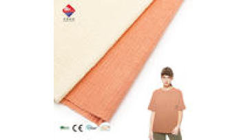 New Arrival Stretch Weft Knitting Fabric Yarn Dyed Jacquard Crinkle Polyester Fabric for Jersey1