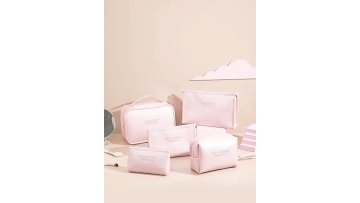 waterproof pu leather professional makeup bag organizer custom logo cosmetic pouch bag1