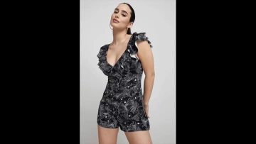 Women′ S Fashion Printed Short Dress