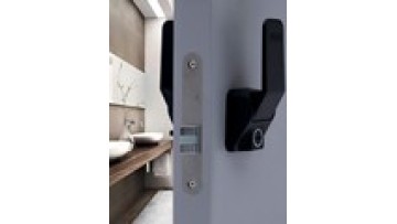 Matte Black Wooden Door Mortise Lock Handle1