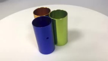 Customized Blue Color Anodized Decorative Triangular Aluminum CNC Tube1