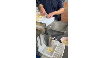Ginger crushing machine