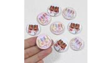 Hot Design Round Anime Metal Cheap  Promotion  Metal Badges Supplier Custom Logo Round Shaped Tin Button Pins for Gifts1