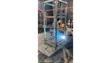 Gas cylinder transport rack