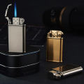 Metal Lighters Windproof Butane Gas Lighter Blue Flame Spray Gun Cigar Butane Lighters Retro Creative Men's Cigarette Lighter