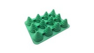 Manufacturers direct sales of silicone cake mold 6 even Christmas tree snowman gifts holiday DIY baking mold soap grinder1