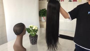 Cheap Price Raw Indian Hair Directly From India Natural Straight 4*4 Lace Closure Wigs Original Human Hair Wig For Black Women1