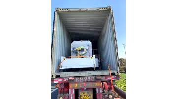 63mm HDPE pipe machine shipping to .Kenya 