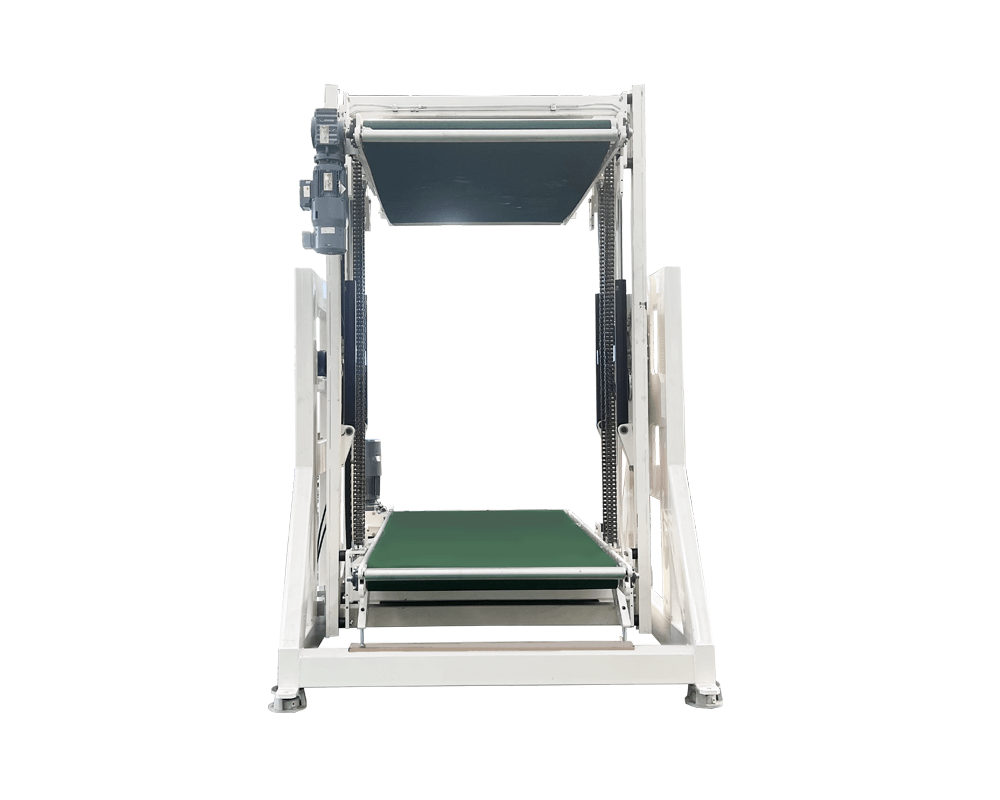 Packing and turning device