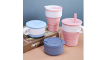150ml  Pocket Baby Retractable Silicone Mug Foldable Coffee Cup1