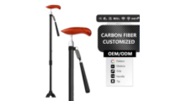 Professional Orthopedic Assist Crutch  for the Elderly Outdoor Camping AntiSlip and Ten-level Adjustment Luxury Armrest Cane1