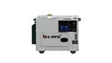 6KW 7KW 60HZ 110V 220V single cylinder silent diesel generator for light TV  computer1