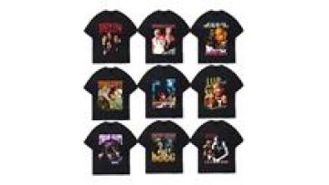 Streetwear Oversized Tshirt 100% heavyweight Cotton T-Shirt Hip Hop Custom Graphic Print T Shirts For Men1