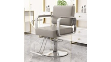 Free sample Wholesale  rotating Lifting stainless steel PU leather beauty salon swivel hair cutting styling barber chair1