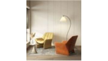 Nordic single sofa light luxury modern living room bedroom single chair Italian lazy sofa chair1