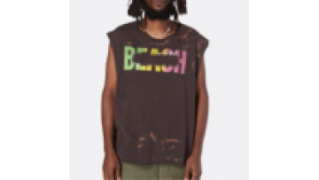 Custom Sleeveless T-shirt Mens Casual Muscle Fit Paint Splatter T shirt Reflective Vest1