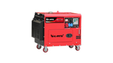 Air-cooled single cylinder universal wheels 5kva silent diesel generator1