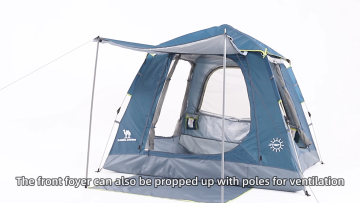Camel Tent 2-4 Person Manufacturer Camping Tent Automatic Waterproof Tent Camping Summer Wholesale1