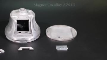 Customized GPS Position Measuring Instrument Parts Magnesium Alloy Die Casting1