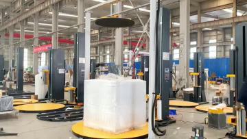 Pallet Stretch Wrapping Machine with Top Press