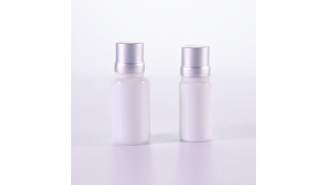 White Glass Bottle With (Aluminum) Tamper Evidence Cap