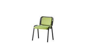 BR-24A22 Comfortable and Durable Ergonomic Fabric Chair with Steel Frame Design