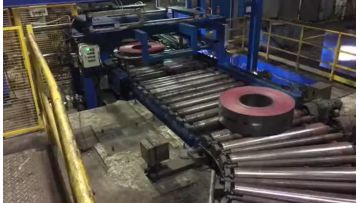 Horizontal steel coils strapping machine