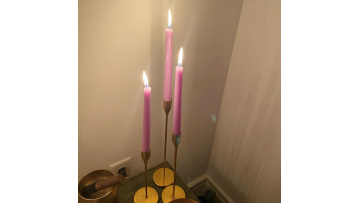 color taper candle production