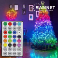 New LED RGB Christmas Fairy Lights 200+ Lighting Mode Waterproof Garland String Lights For Outdoor Decoration Holiday Lighting